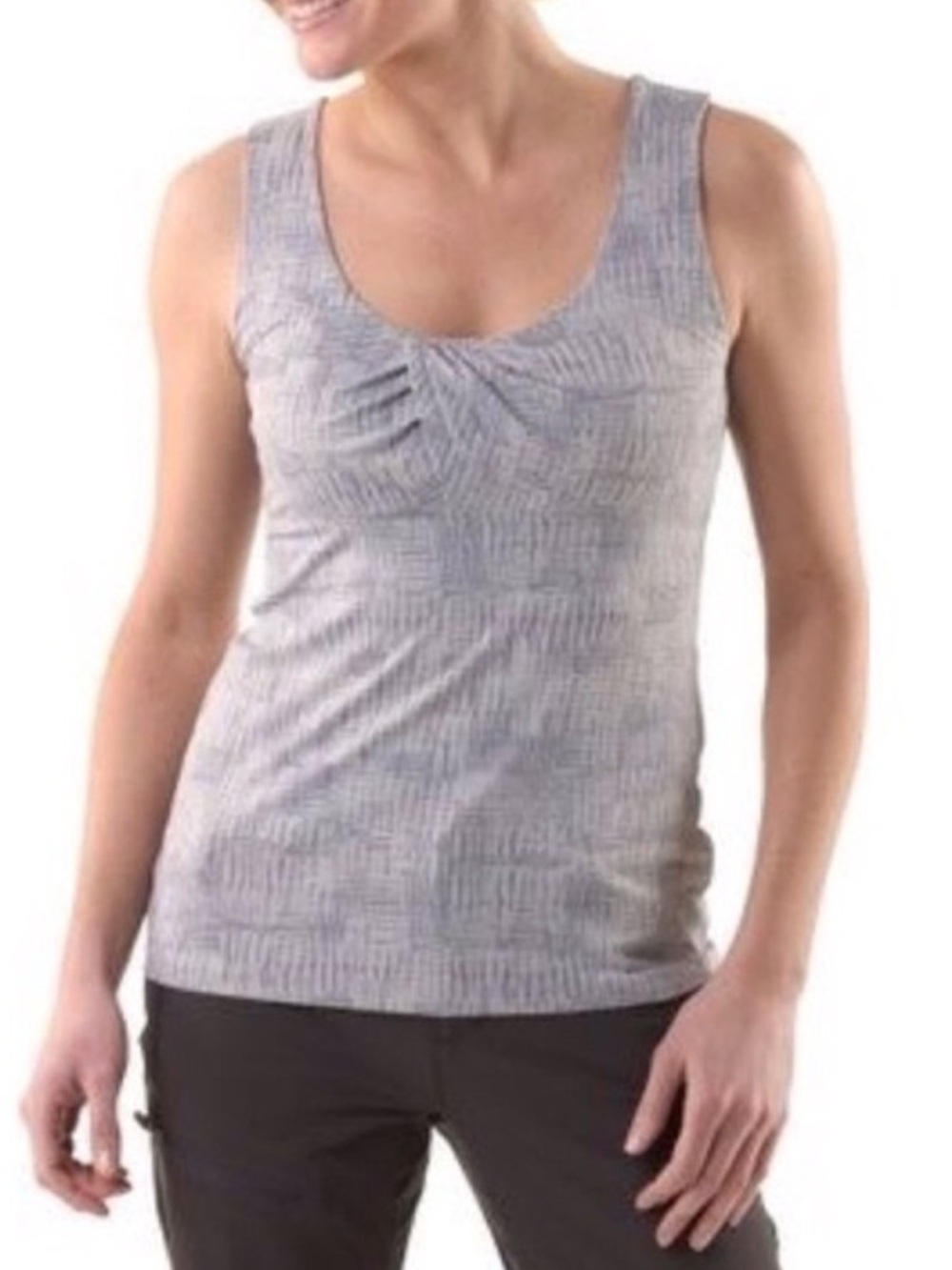 Patagonia Bandha Gray Patterned Tank Women’s XL